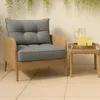 Polster Gartenmöbel Rückenkissen 40x60 cm Outdoor Produktbild-Vorschau 5