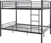 A black metal bunk bed is shown against a white background. Anteprima dell’immagine prodotto