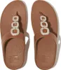 FITFLOP FitFlop Fino Crystal-Chain Leather Toe-Post Sandals Produktbild-Vorschau 4