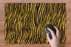 MuchoWow® Schreibtischunterlage Tigerdruck - Tiere - Orange Produktbild-Vorschau 3