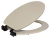 Leise schließender Toilettensitz ONYX, 37,5 x 49,9 x 5,2 cm Produktbild-Vorschau 2