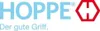 The image displays the HOPPE logo and slogan, indicating it is marketing material for the brand. Produktbild-Vorschau
