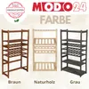 MODO24 Kombiregal Holz, 4 Flaschenablagen, 2 Kistenböden, Produktbild-Vorschau 2