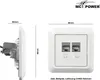 Netzwerk-Dose McPower Cup CAT6A UP vollgeschirmt Produktbild-Vorschau 3