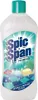 A bottle of Spic & Span floor cleaner with a label showing the brand name, product type, and imagery related to its scent and cleaning power. Produktbild-Vorschau