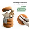 Samt-Polsterhocker mit Stauraum 42 cm SNUGGO Knupfer Produktbild-Vorschau 8