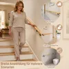 ROSEJANE Massiver Buchenholz Handlauf 60 cm, Wandmontage, Produktbild-Vorschau 8