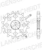 AFAM Kettenritzel 88800-19 Vorne für TRIUMPH MOTORCYCLES Produktbild-Vorschau 3