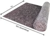 UISEBRT Malířské rouno 1 m x 50 m Krycí rouno 50m² Hmotnost Náhled obrázku produktu 2