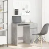 vidaXL Písací stôl betón sivý 86x49x76 cm materiál na báze Náhľad obrázku produktu 2