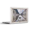 MuchoWow® Laptop Aufkleber Sticker Cover Durchblick - Berge Produktbild-Vorschau 1