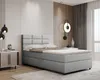 Boxspringbett 120x200, mit Bettkasten, Hellgrau, Matratze Produktbild-Vorschau 1