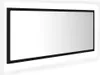 LED kúpeľňové zrkadlo čierne 100x8,5x37 cm akryl Náhľad obrázku produktu 1