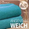 Frottier Duschtücher 2er Pack 70x140cm, 100% Baumwolle, Produktbild-Vorschau 3