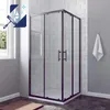 AQUALAVOS Duschkabine Eckdusche 80x80x195cm Schwarz Produktbild-Vorschau 1