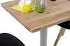 Bistrotisch eckig Runde Kante 60 x 60 cm Akazienholz natur Produktbild-Vorschau 5