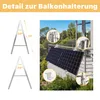 Balkonkraftwerk  halterung für 1 Solarpanel, erstellbar Produktbild-Vorschau 2
