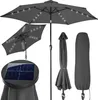 KINGSLEEVE® Parasol de jardin extérieur LED solaire 300cm Voir les images du produit 1