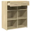 The Living Store Sideboard Sonoma-Eiche 80x42,5x93 cm Produktbild-Vorschau 8
