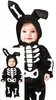 Skelett Hase Halloween Abenteuer Schwarz Weiß Niedlich Produktbild-Vorschau 1