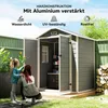 Outsunny Gerätehaus mit Pultdach 183 x 134 cm Gartenhaus Produktbild-Vorschau 5