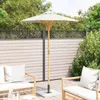 Parasol de jardin vidaXL, blanc crème, Ø 150 x 210 cm, en Voir les images du produit 3