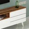 Homidea Lunar - Meuble TV bas de 180 cm avec portes et Produktbild-Vorschau 4