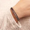 Unique Lederarmband: Antik Pazifik Edelstahlverschluss Produktbild-Vorschau 2