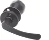 A black door handle and knob set is shown against a white background. Podgląd zdjęcia produktu
