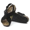 Birkenstock Tulum Wildleder Damen Sandalen Black Narrow-fit Produktbild-Vorschau 3