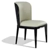 Esstisch 6x Stühle Esszimmer Leder Tisch Stuhl Rund Modern Produktbild-Vorschau 6