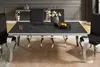 riess-ambiente Design Esstisch MODERN BAROCK 180cm schwarz Produktbild-Vorschau 3