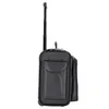 A black trolley bag is shown from the side against a white background. Voir les images du produit