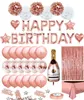 Deko Party Set Geburtstag 40 Teile rose gold Champagner Produktbild-Vorschau 1