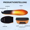 Beheizbare Einlegesohlen 2000mAh, Fußwärmer mit Produktbild-Vorschau 3