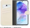 Selencia Echtleder Klapphülle Samsung Galaxy A55 - Greige Produktbild-Vorschau 3