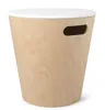 UMBRA WOODROW STORAGE Hocker Eimer mit Deckel Holz Produktbild-Vorschau 1