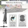 COSTWAY slunečník obdélníkový 300x300cm, velký konzolový Náhled obrázku produktu 8