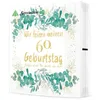 20 Servietten Eucalyptus Leaves gold 60 - 60. Geburtstag Produktbild-Vorschau 2