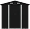 "SALE 2026" Gartenschuppen Anthrazit Stahl 204 x 132 x 186 Produktbild-Vorschau 1