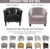Topchances 2 kusy kryt židle Club Chair Slipcover, Velvet Náhled obrázku produktu 4