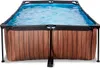 Piscina fuori terra EXIT Wood 220x150x65 cm, con pompa di Anteprima dell’immagine prodotto 2