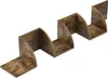 A wooden zig-zag shelf against a white background. Náhľad obrázku produktu