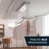 A laundry room with a ceiling-mounted electric clothes dryer. Produktbild-Vorschau