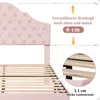 okwish Polsterbett 140*200cm, mit Lattenrost und Kopfteil, Produktbild-Vorschau 4