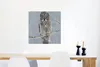 MuchoWow® Poster Eule im Schnee 50x50 cm - Produktbild-Vorschau 5