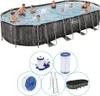 Bestway Swimmingpool-Set Oval 7,32x3,66x1,22 m Produktbild-Vorschau 22