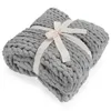 Handgefertigtes Chunky Gestrickte Wolldecke, Wolle Garn Arm Produktbild-Vorschau 6