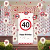 Zestaw dekoracyjny na 40. urodziny, zawierający: baner, Podgląd zdjęcia produktu 6