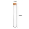 20 Stück Reagenzglas,Reagenzglas mit Korken 12mm×75mm, Produktbild-Vorschau 2